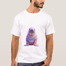 Pastel Marble Swirl Walrus Men