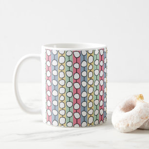 Pastel MCM Colourful Lines Coffee Mug