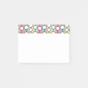 Pastel MCM Colourful Lines  Post-it Notes