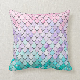 Pastel Mermaid Pillow