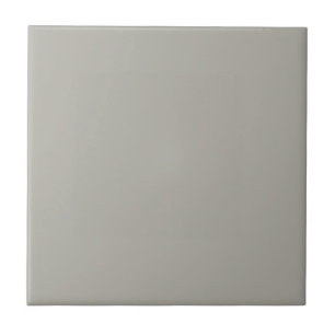 Pastel Mid Gray Taupe Solid Color Tile