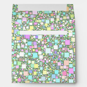 Pastel Mini Boxes Background Envelope
