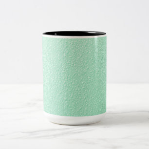 Pastel Mint Green Trendy Colours Two-Tone Coffee Mug