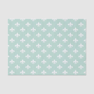 Pastel Mint Green Vertical Lines Chic Geometric Tissue Paper