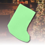 Pastel Mint Solid Colour | Classic | Elegant Small Christmas Stocking<br><div class="desc">Pastel Mint Solid Colour | Classic | Elegant | Trendy | Stylish | Gift</div>