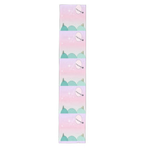 Pastel Moonlit Christmas Centerpiece Medium Table Runner