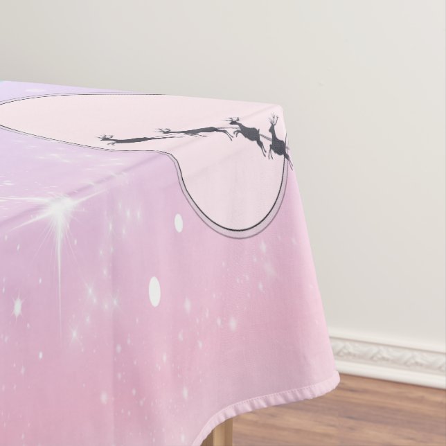 Pastel Moonlit Christmas Spread Tablecloth (In Situ)