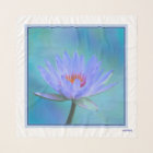 "Pastel Morning" Eau Lily Carré Écharpe de Chiffon