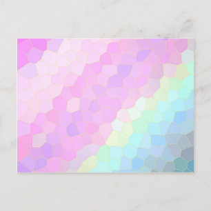 Pastel Mosaic Postcard