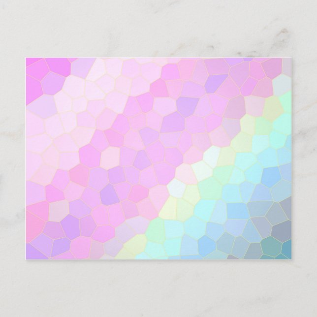 Pastel Mosaic Postcard (Front)
