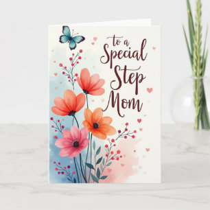 Pastel Mothers Day Hearts Card