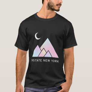 Pastel Mountain Moon Upstate New York T-Shirt