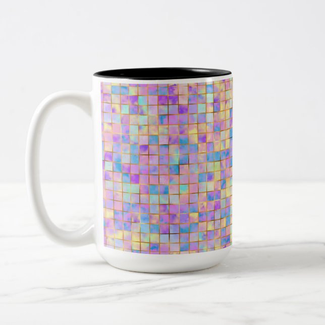 PASTEL MULTI COLORED MUG (Left)