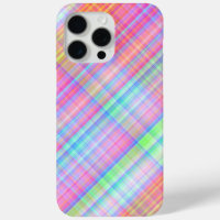 Pastel Multicolor Plaid Fabric 