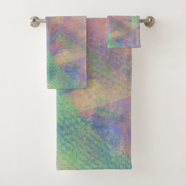 Pastel multicolore Abstrait (En situation)