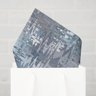 Pastel Muted Colour Abstract Pattern Tissue Paper