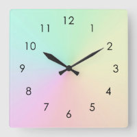 Pastel Muted Gradient Ombre Rainbow
