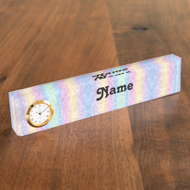 Pastel Nameplate (Side)