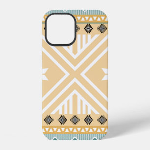 Pastel Native Fabric Seamless Pattern, Thai Nativ iPhone 12 Case