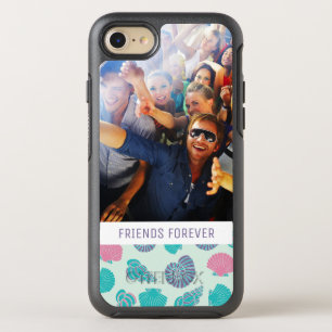 Pastel Nautical Pattern   Your Photo & Text OtterBox Symmetry iPhone 8/7 Case