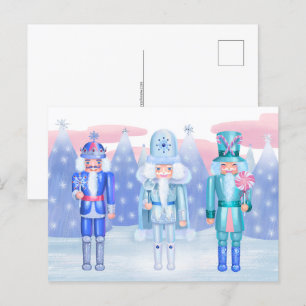 Pastel Nutcracker Kings Postcard