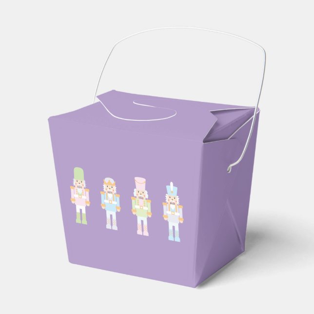 Pastel Nutcrackers Favor Box (Front Side)