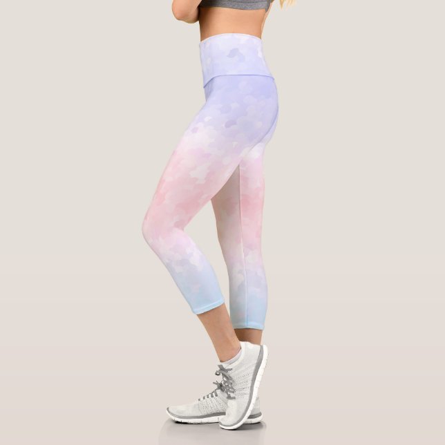 Pastel Ombre Capri Leggings (Left)