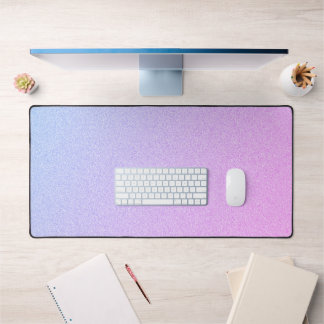 Pastel Ombre Glitter Desk Mat
