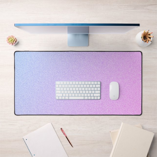 Pastel Ombre Glitter Desk Mat (Office 1)
