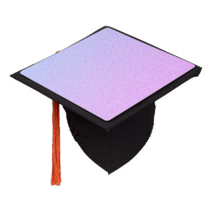 Pastel Ombre Glitter Graduation Cap Topper