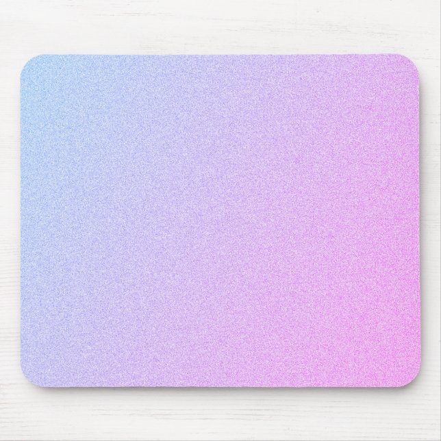 Pastel Ombre Glitter Mouse Pad (Front)
