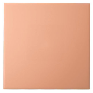 Pastel Orange Ceramic Tile. Tile