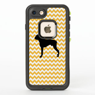 Pastel Orange Chevron With Boxer