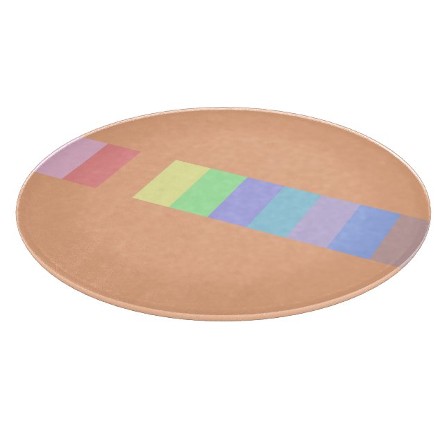 Pastel Orange Cutting Board (Corner)