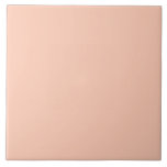 Pastel Orange Peach Solid Colour Minimalist  Tile<br><div class="desc">Lovable light spring pastel orange peach apricot colour. Minimalist simple modern trendy chic style pastel aestethic in delicate purple solid colour. Pastel orange home decor,  pastel orange aesthetic decor,  pastel orange kitchen,  pastel orange colour. Pastel orange ceramic tile.</div>