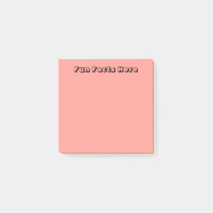 Pastel Orange/red Post-it Notes
