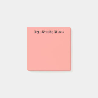 Pastel Orange/red Post-it Notes