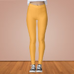 Pastel Orange Solid Colour Leggings<br><div class="desc">Pastel Orange Solid Colour</div>