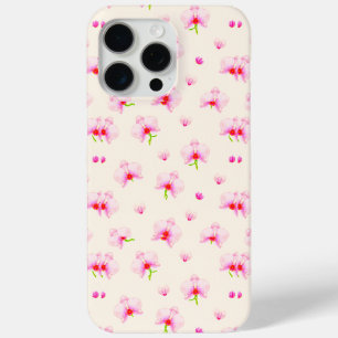 ✨ Pastel Orchid Bloom Dream 🌷 Soft Pink Floral  iPhone 15 Pro Max Case