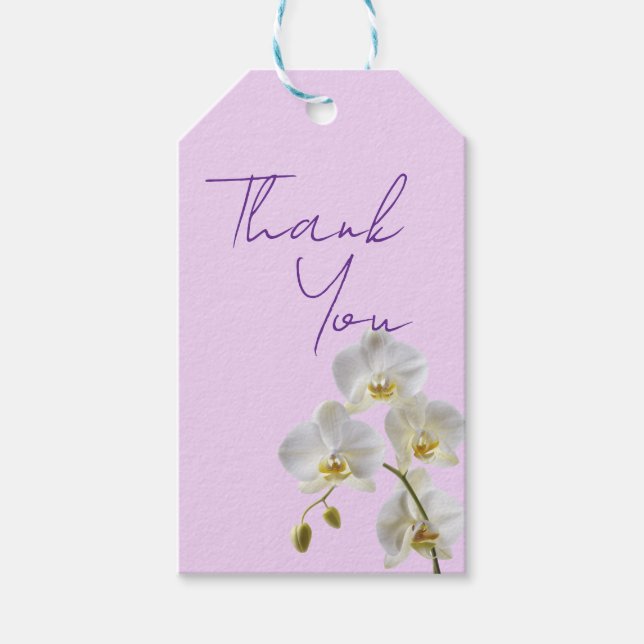 Pastel Orchid Gift Tag (Front)