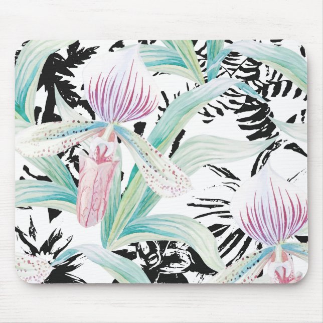 Pastel Orchid Mouse Pad (Front)