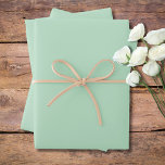 Pastel Pale Green Solid Colour | Classic Elegant Wrapping Paper Sheet<br><div class="desc">Pastel Pale Green Solid Colour | Pastel Colours | Classic | Elegant | Trendy | Stylish | Professional Design</div>