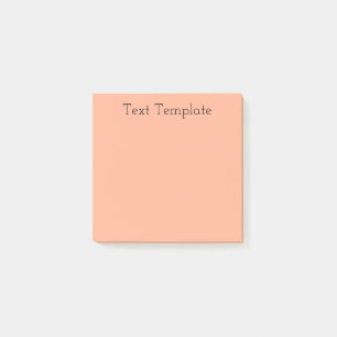 Pastel Pale Orange Post-it Notes