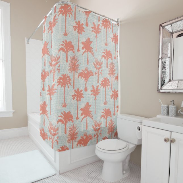 Pastel Palm Tree Pattern (In Situ)
