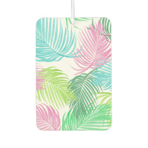 Pastel Palms on a Air Freshener