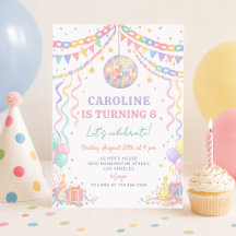 Pastel Paper Chain whimsical Disco Ball Birthday
