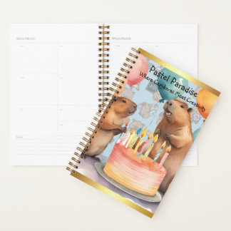 Pastel Paradise: Where Capybaras Meet Creativity Planner