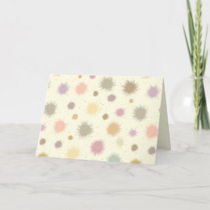 Pastel Party Pollen - seamless pattern. Card