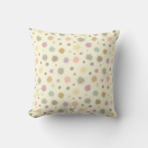 Pastel Party Pollen - seamless pattern. Throw Pillow