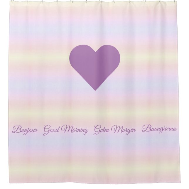 Pastel – pastellfarben – colored Herz ♥ Heart (Front)